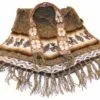 Kinderponcho mit Schal