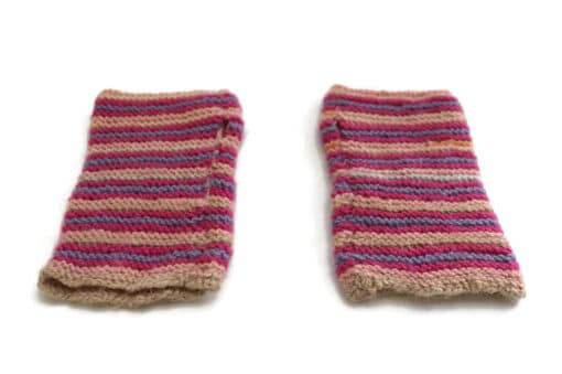handschuhe alpaka rosaViolett gestreift2