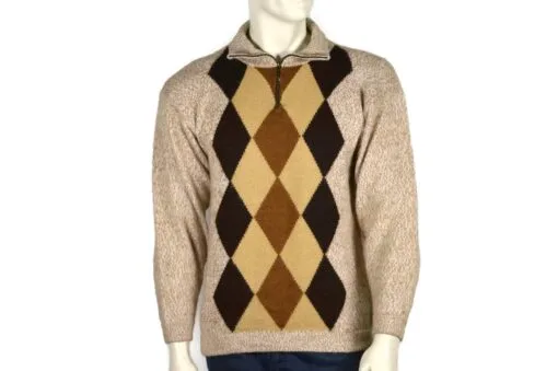 Alpaka Pullover Doble beige (M-L)