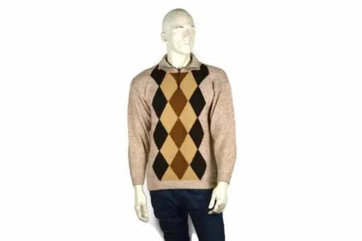 Alpaka Pullover Doble beige (M-L)