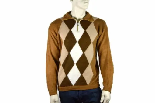 Alpaka Pullover Doble hellbraun (L)