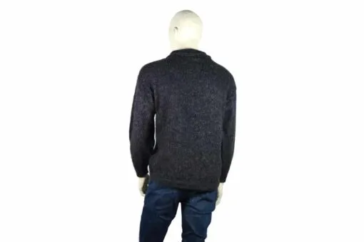 Alpaka Pullover Doble schwarz (L)