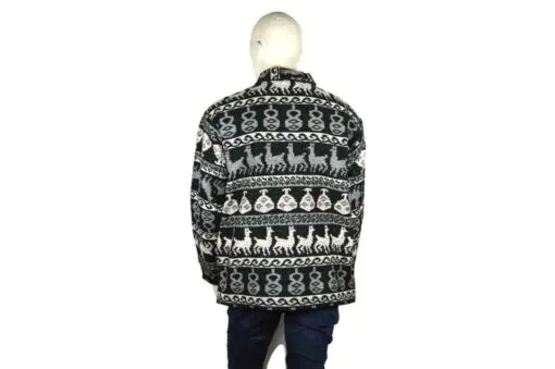 Jacke aus Schurwolle grau (XL)