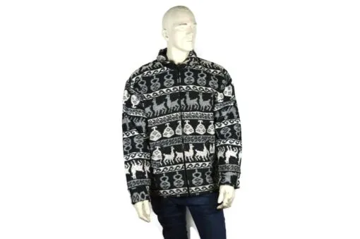 Jacke aus Schurwolle grau (XL)