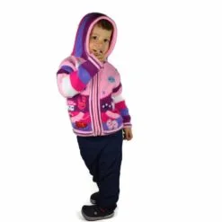 Cóndor Pasa ❤️ | Alpaka-Bekleidung aus Peru & Alpaka Mode 12 Kinderstrickjacke Rosa Traum