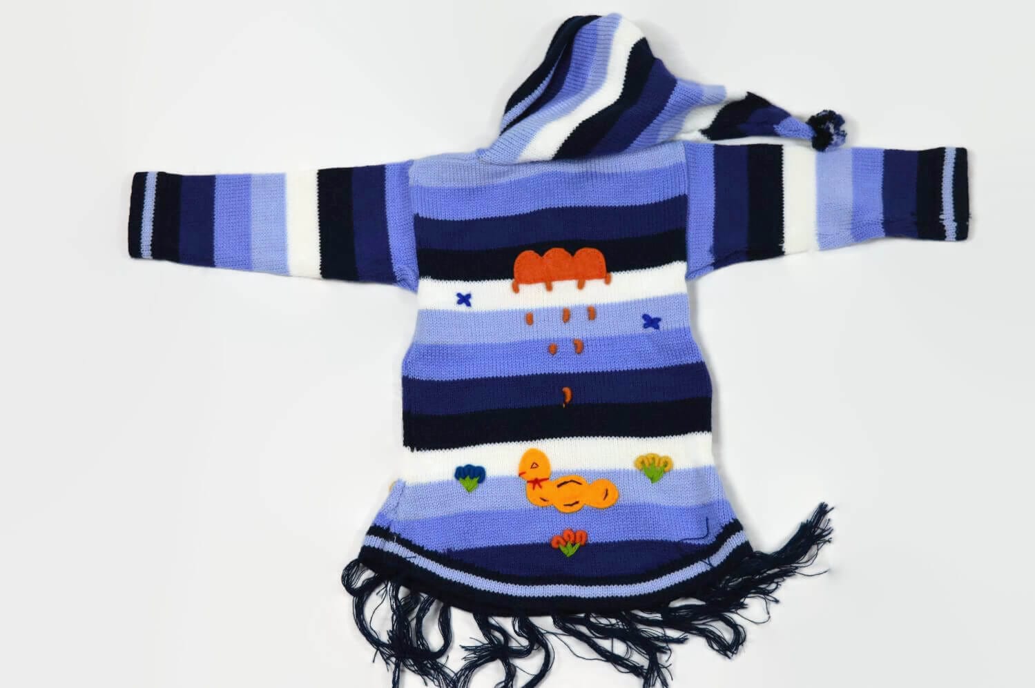 Kinderponcho Himmelblau gr. 86-92 Variante 1 Kinderponcho Himmelblau gr. 86-92 Variante 1