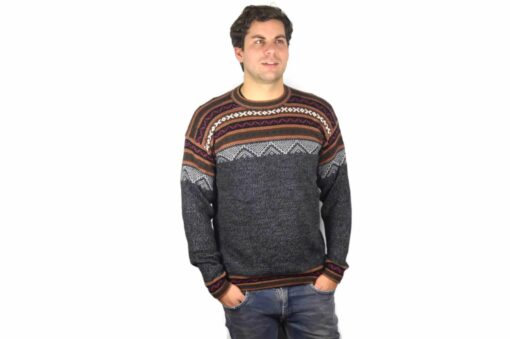 Alpaka Pullover Atahualpa dunkelgrau