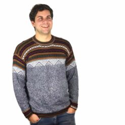 Alpaka Pullover Atahualpa grau