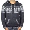 Alpaka Strickjacke Yura dunkelgrau