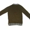 Alpaka Pullover Kinder Llamita Braun