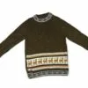 Alpaka Pullover Kinder Llamita Braun