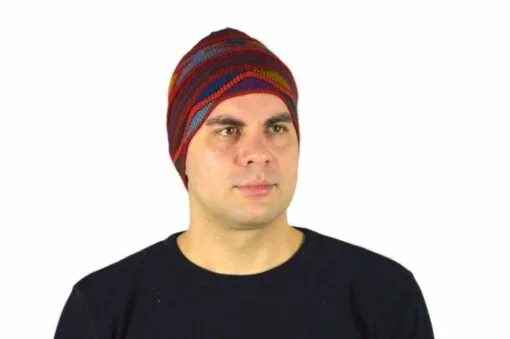 Alpaka Mützer Chakana Rot