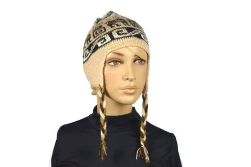 Alpaka Mütze Classico Beige Modell 1