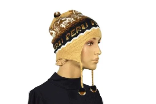 Alpaka Mütze Classico Beige Modell 2