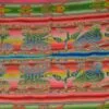 Vintage Stoff Mariposa rosa
