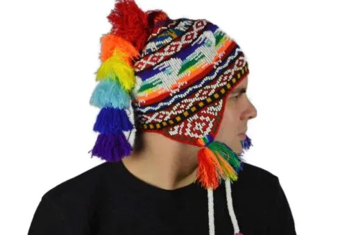 Peruanische Mütze Rot Modell 1