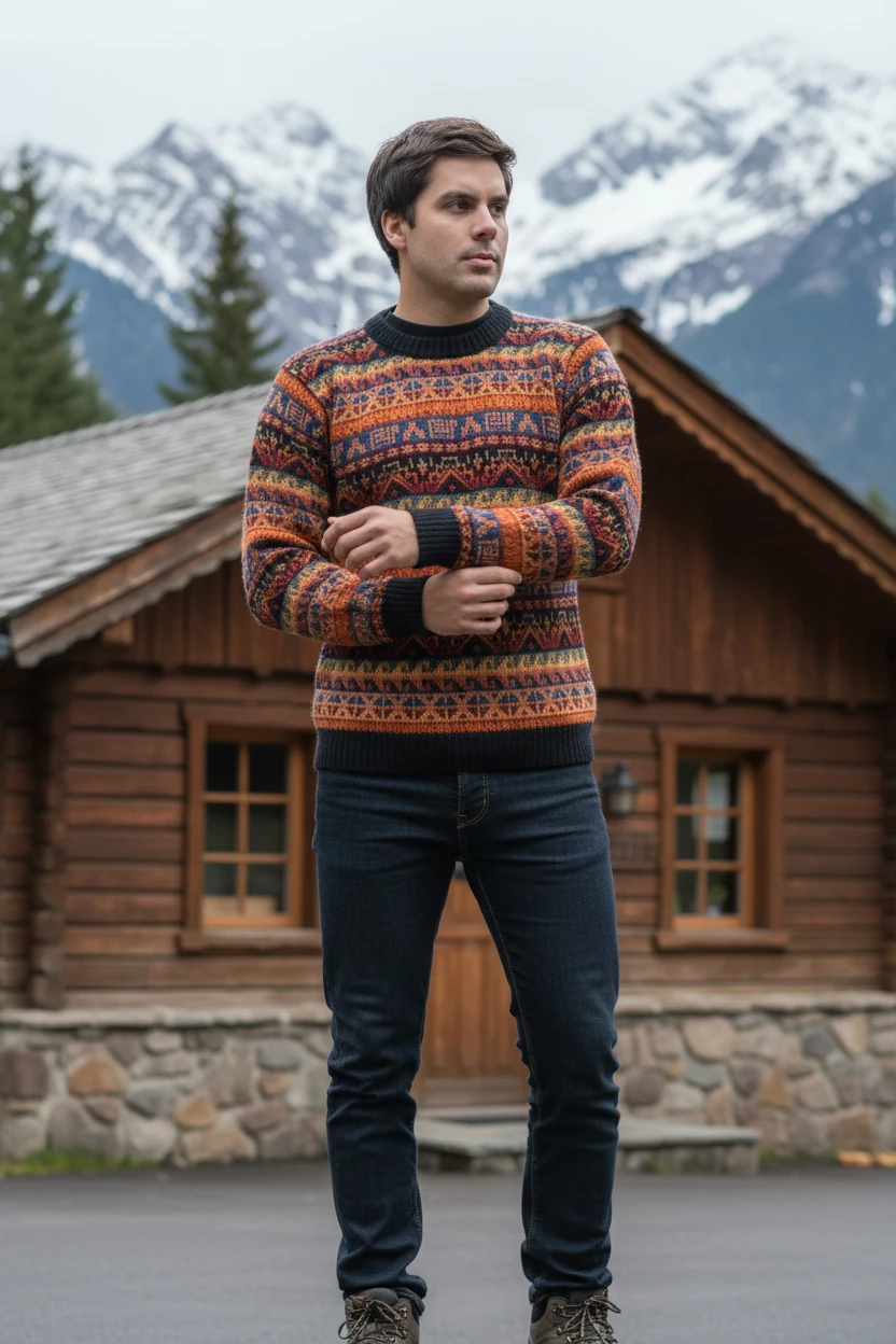 Alpaka Pullover Herren | Condor Pasa