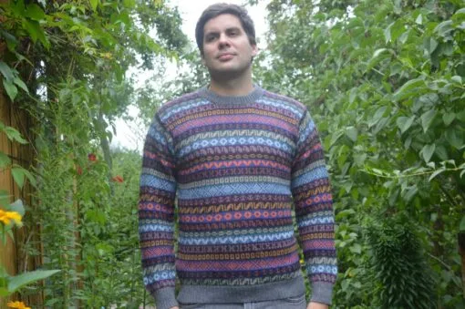 Alpaka Pullover Capac Yupanqui grau L