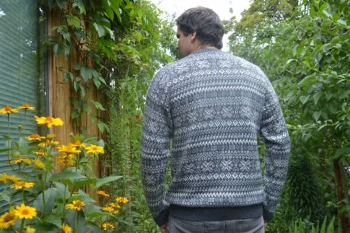 Alpaka Pullover Capac Yupanqui grau XL