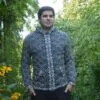 Alapka Strickjacke Andenkreuz weiss Variante 3