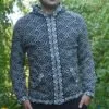 Alapka Strickjacke Andenkreuz weiss Variante 3