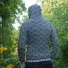 Alapka Strickjacke Andenkreuz weiss Variante 3