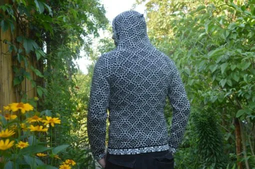 Alapka Strickjacke Andenkreuz weiss Variante 3