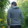 Alapka Strickjacke Andenkreuz weiss Variante 3