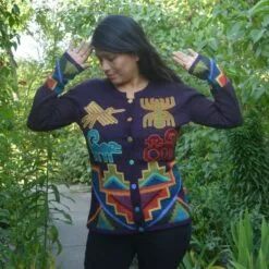 Alpaka Strickjacke Peru