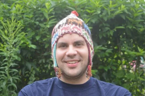 Alpaka Mütze gewebt Modell 1