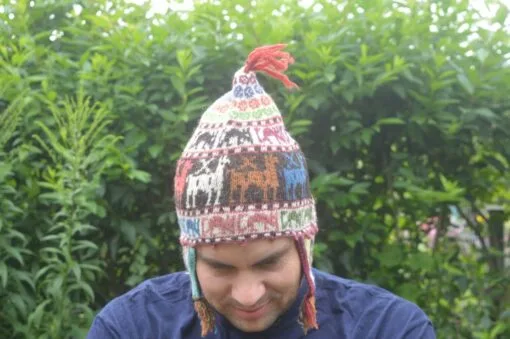 Alpaka Mütze gewebt Modell 1
