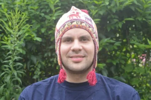 Alpaka Mütze gewebt Modell 2