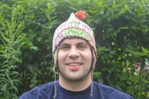 Alpaka Mütze gewebt Modell 4