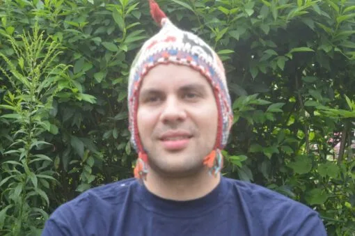 Alpaka Mütze gewebt Modell 6
