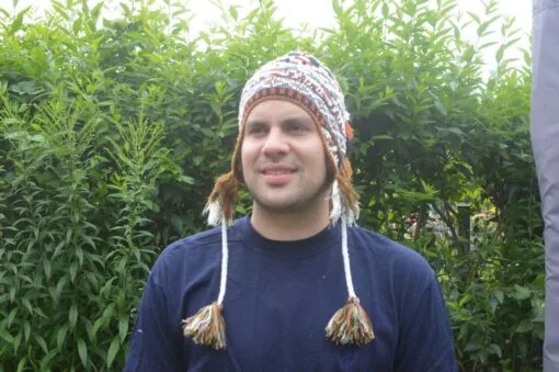 Peruanische Mütze braun Modell 3