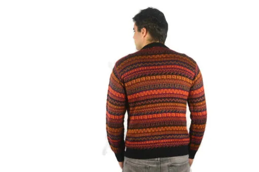 Alpaka Pullover Capac Yupanqui Orange L