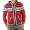 Klassische Strickjacke rot Modell 1