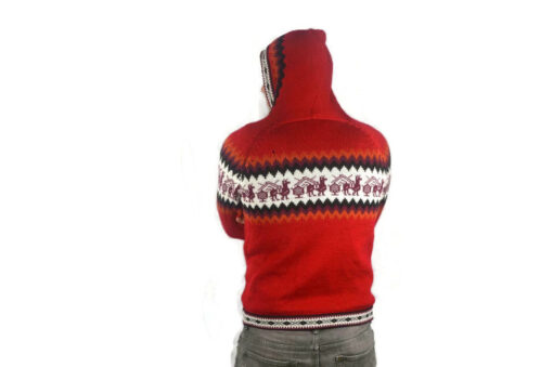 Klassische Strickjacke rot Modell 1