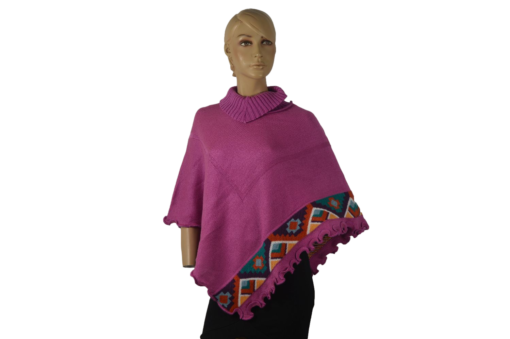 Alpaka Poncho Chaxa rosa