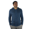 Strickjacke Andenkreuz blau Variante 1