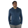Strickjacke Andenkreuz blau Variante 1