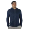 Strickjacke Andenkreuz dunkelblau Variante 1