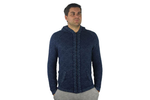 Strickjacke Andenkreuz dunkelblau Variante 1