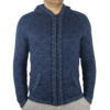 Strickjacke Andenkreuz dunkelblau Variante 1