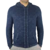 Strickjacke Andenkreuz dunkelblau Variante 1