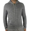Strickjacke Andenkreuz grau Variante 1