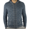 Strickjacke Andenkreuz grau Variante 2