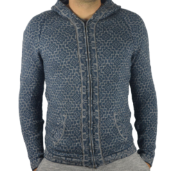 Strickjacke Andenkreuz grau Variante 2