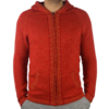 Strickjacke Andenkreuz rot Variante 2