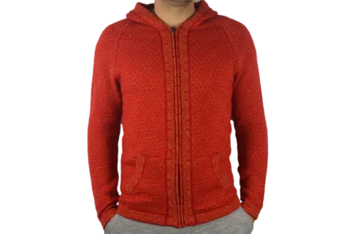 Strickjacke Andenkreuz rot Variante 2